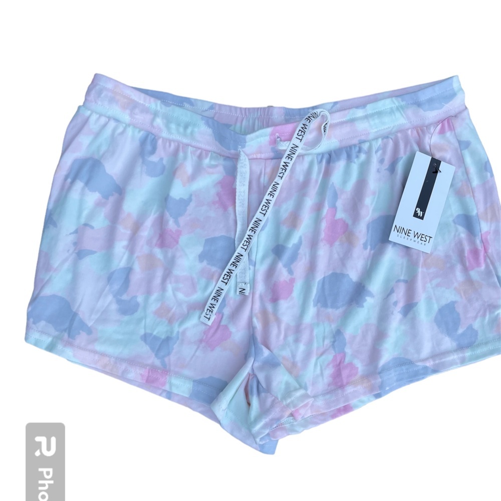 NWT Nine West Sleepwear tie-dye‎ shorts SZ XL
